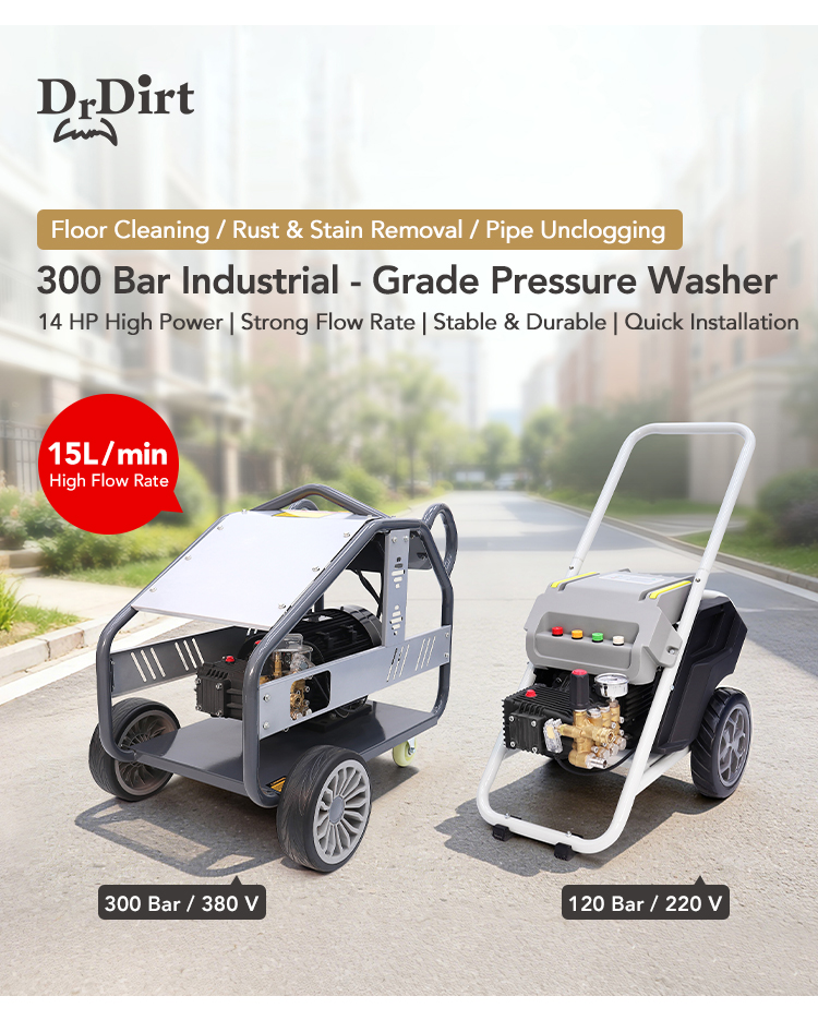 Dr.Dirt Electric High-Pressure Washer - Cleanic Cleaning Equipment
